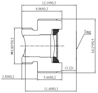 Robot Camera Lens YT-7612-E8