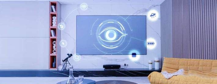 Lente del dispositivo de inteligencia para el hogar